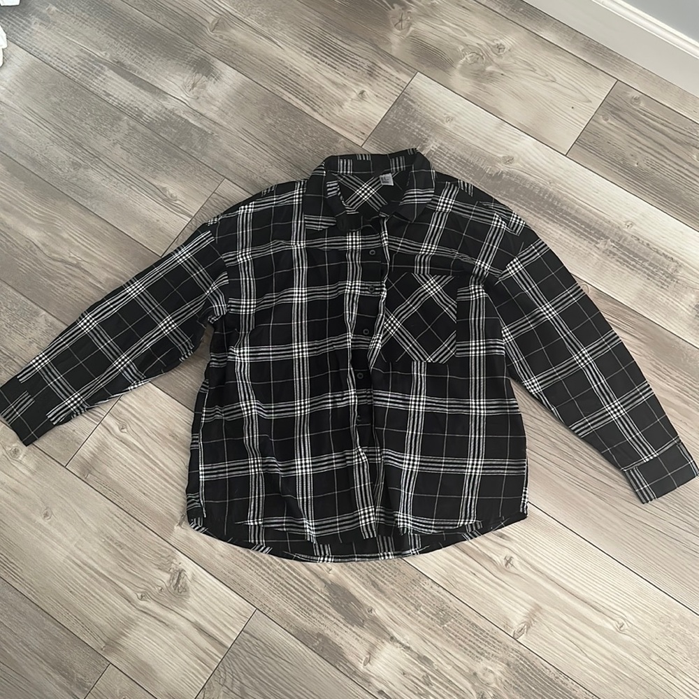 Black Plaid Flannel